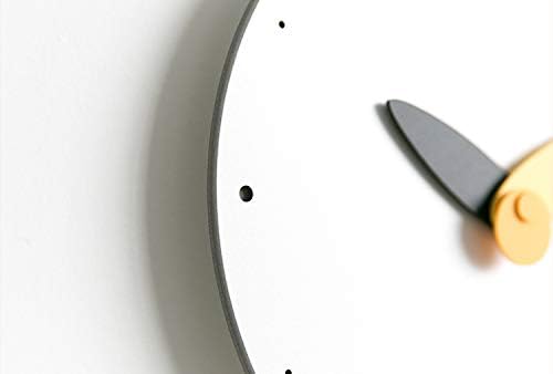 Stephanie Imports Modern Minimalist Yellow & Black Wall Clock - Image 3