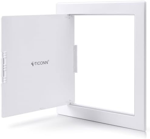 TICONN 8" x 8" Access Panel for Drywall, ABS Wall Hole Cover, Access Door by TICONN