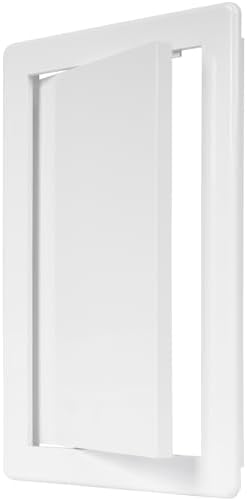 6" x 10" White ABS Plastic Plumbing Access Panel by ECOPROVENT