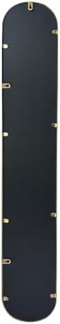 Long Skinny Mirror for Wall, Metal Frame - Image 4
