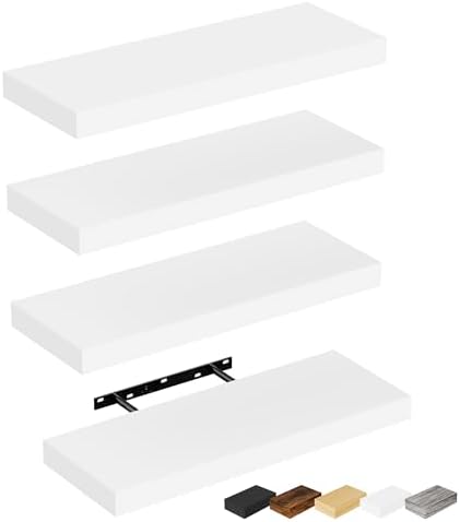 Bellsal Floating Shelves for Wall, Living Room, Bathroom Storage, Book Shelf by Bellsal
