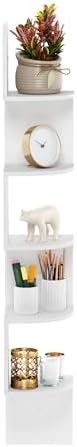 Furinno Rossi 5-Tier Corner Floating Book Shelves - Image 6