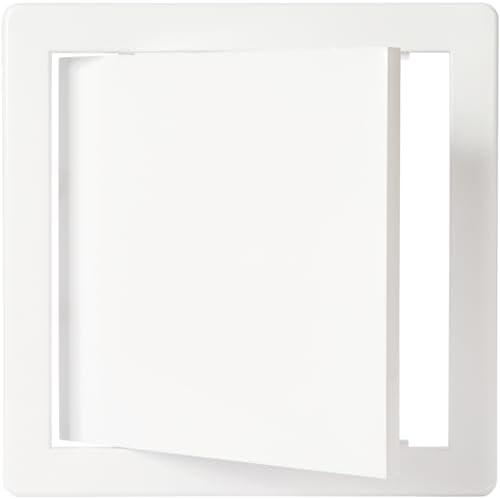 8" x 8" White ABS Plastic Plumbing Access Panel - Image 6