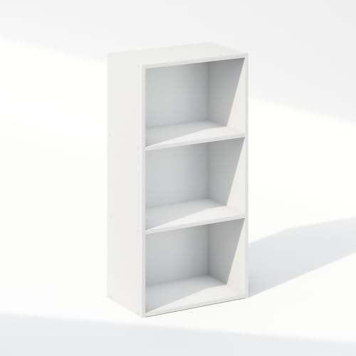 Furinno Reed Closet Organizers and Storage, 3-Tier Closet Organizer, Open Shelf by Furinno-FitsYourSpaceFitsYourBudget