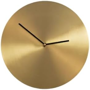 Scandinavian Minimalist Solid Copper Wall Clock by WUrnschmidt