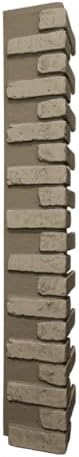 Outside Corner for EverStone Faux Classic Aged Brick Siding Panels, 8 1/2"W x - Image 2