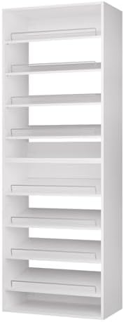 ROOMTEC Modular Closet System, 19.5" Shoe Shelf Closet Tower Wall-Mounted - Image 7