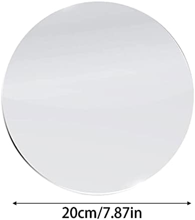 8 inch Glass Round Wall Mirror, 2mm Small Circle Mirror - Image 2