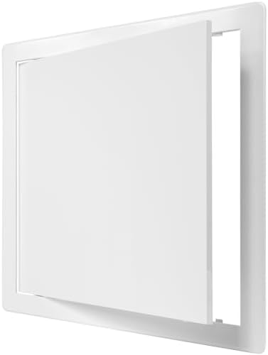 12" x 12" White ABS Plastic Plumbing Access Panel by ECOPROVENT