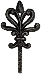 Wall Mounted Cast Iron Home Decor Single Hook by FantasHome