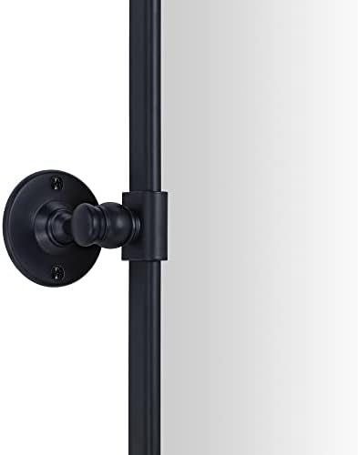 TEHOME Horizontal Pivot Mirror Black Tilt Mirror - Image 5