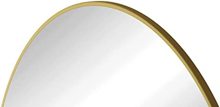 HARRITPURE Round Mirror 42 Gold Wall Mounted Circle Mirrors - Image 4