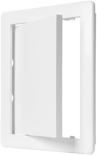 6" x 8" White ABS Plastic Plumbing Access Panel by ECOPROVENT