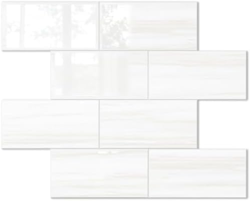 STICKGOO 10-Sheet Backsplash Peel and Stick Subway Tile by STICKGOO