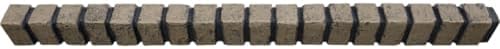 Trim Sill for EverStone Faux Classic Aged Brick Siding Panels, Ash Color by EkenaMillwork