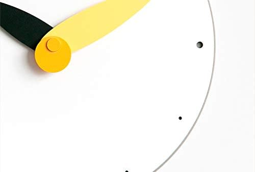 Stephanie Imports Modern Minimalist Yellow & Black Wall Clock - Image 2