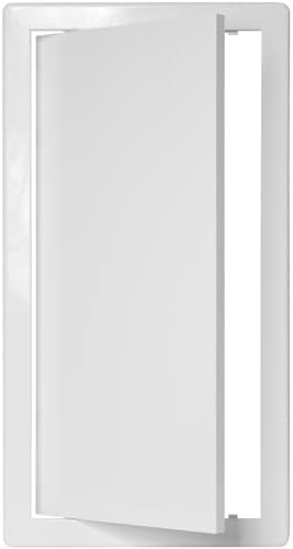 8" x 16" White ABS Plastic Plumbing Access Panel - Image 6