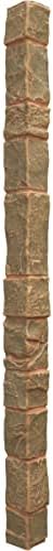 Universal Outside Corner for EverStone Faux Stone Siding Panels, Iron Mill Color by EkenaMillwork