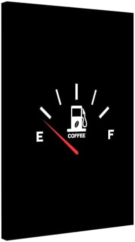 InkFlow Posters Coffee Gauge Canvas Poster by InkFlowPosters
