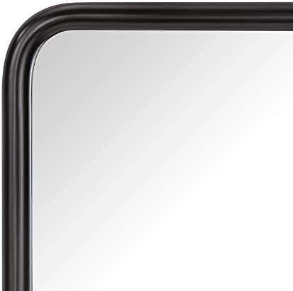 Farmhouse Pivot Rectangle Bathroom Mirror Oil Rubbed Bronze Metal Framed - Image 5