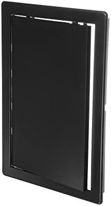 8" x 12" Black ABS Plastic Plumbing Access Panel by ECOPROVENT