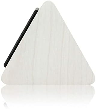 GEARONIC Digital Alarm Clock Wooden Alarm Clock Wood Modern Triangle Alarm - Image 4