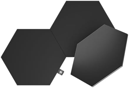 Nanoleaf Hexagon Lights, Smart RGBW LED Wall Light Panels, 3 PK by NANOLEAF