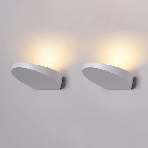 Pack of 2 LED Wall Light Mini Wall Wash Sconce Accent Spot Lighting Fixture by SHREALMS