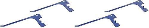 Wall Control Pegboard 6in Reach Extended Slotted Hook Pair by Wall+Control