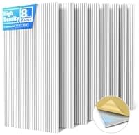 8 Pack High Density Large Acoustic Panel Sound Absorbing by Unknown