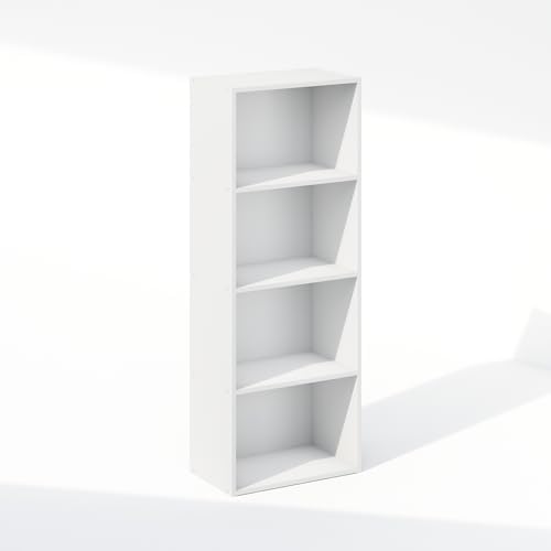 Furinno Reed Closet Organizers and Storage, 4-Tier Closet Organizer, Open Shelf - Image 6