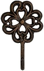 Wall Mounted Cast Iron Home Decor Single Hook by FantasHome