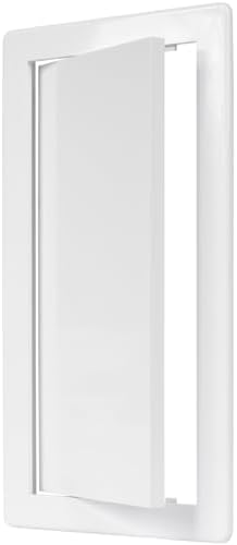 6" x 12" White Plastic Access Panel. Service Shaft Door Panel. Plumbing by ECOPROVENT