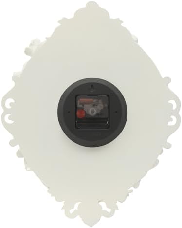 Decorative Wall Clock, European Style Off-White Ellipse Wall Clock - Image 4