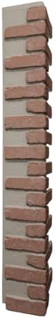Outside Corner for EverStone Faux Classic Aged Brick Siding Panels, 8 1/2"W x - Image 2