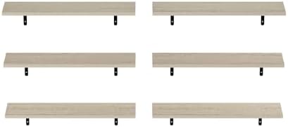 Furinno Rossi Set of 6 Floating Shelves - Image 4
