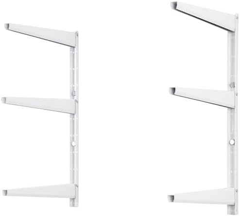 Delta Minimalistic White Shelf Brackets Cycle, Holds Up to 480 lbs, Modern by deltaCycleandHome