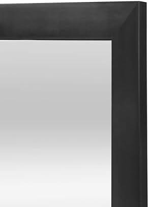 13x49 Black Rectangle Standing Floor Mirror, Wall-Mountable & Freestanding - Image 5