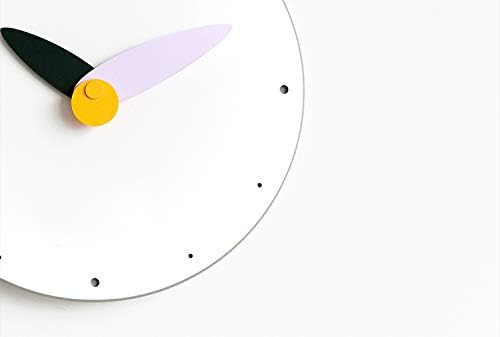 Stephanie Imports Modern Minimalist Purple & Black Wall Clock - Image 2
