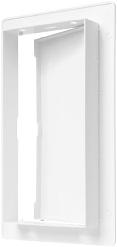 4" x 8" White Plastic Access Panel. Service Shaft Door Panel. Plumbing - Image 5