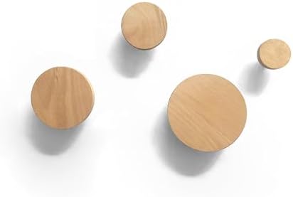 Bubble Wood Wall Hooks Modern Decorative Coat Hooks by anaan