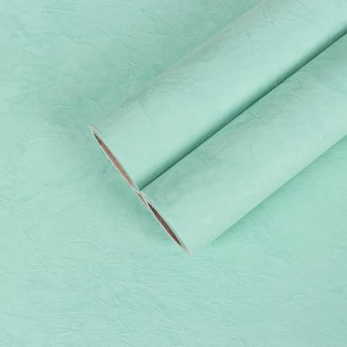 CHIHUT 12”x472” Mint Green Contact Paper Self Adhesive Velvet Fabric by CHIHUT