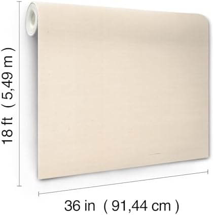 York Wallcoverings Natural Sisal Plaster Peel and Stick Wallpaper - Image 6