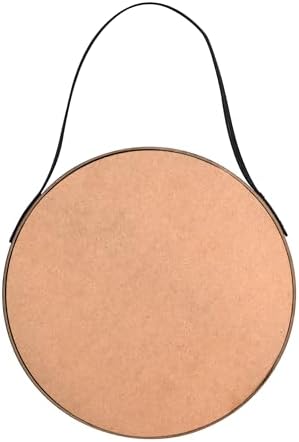 Black Round Hanging Mirror - Image 7