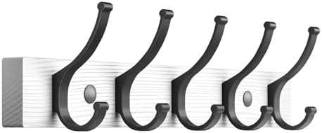 Optish Coat Rack Wall Mount, 16.5 Inches Wood Coat Hooks Wall Mount, Wall Coat by Optish