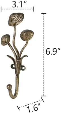 SOFFEE DESIGN 2pcs Metal Gold Coat Hooks - Image 5