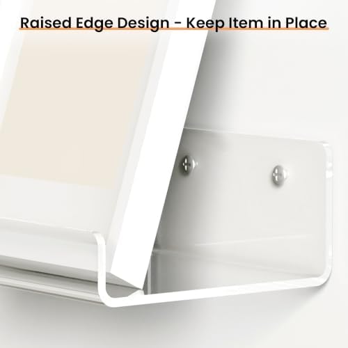 upsimples 9" Acrylic Shelves, Small Shelf - Image 6