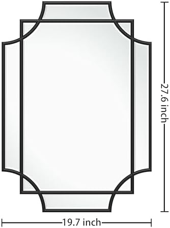 20x28 Inch Bathroom Mirrors for Over Sink, Framed Mirrors for Wall Black - Image 6