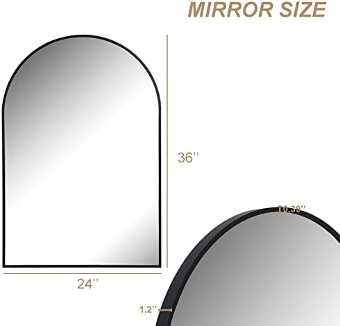 Arched Bathroom Mirror for Wall - Image 6