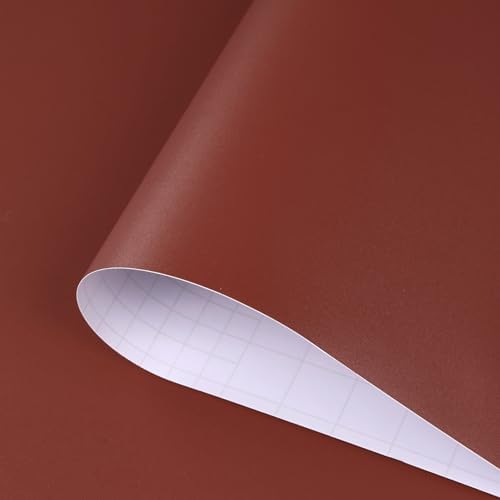 15.7x317 Burgundy Red Peel and Stick Wallpaper Solid Color Burgundy Contact - Image 5